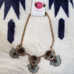 Custom Necklace & Matching Earrings